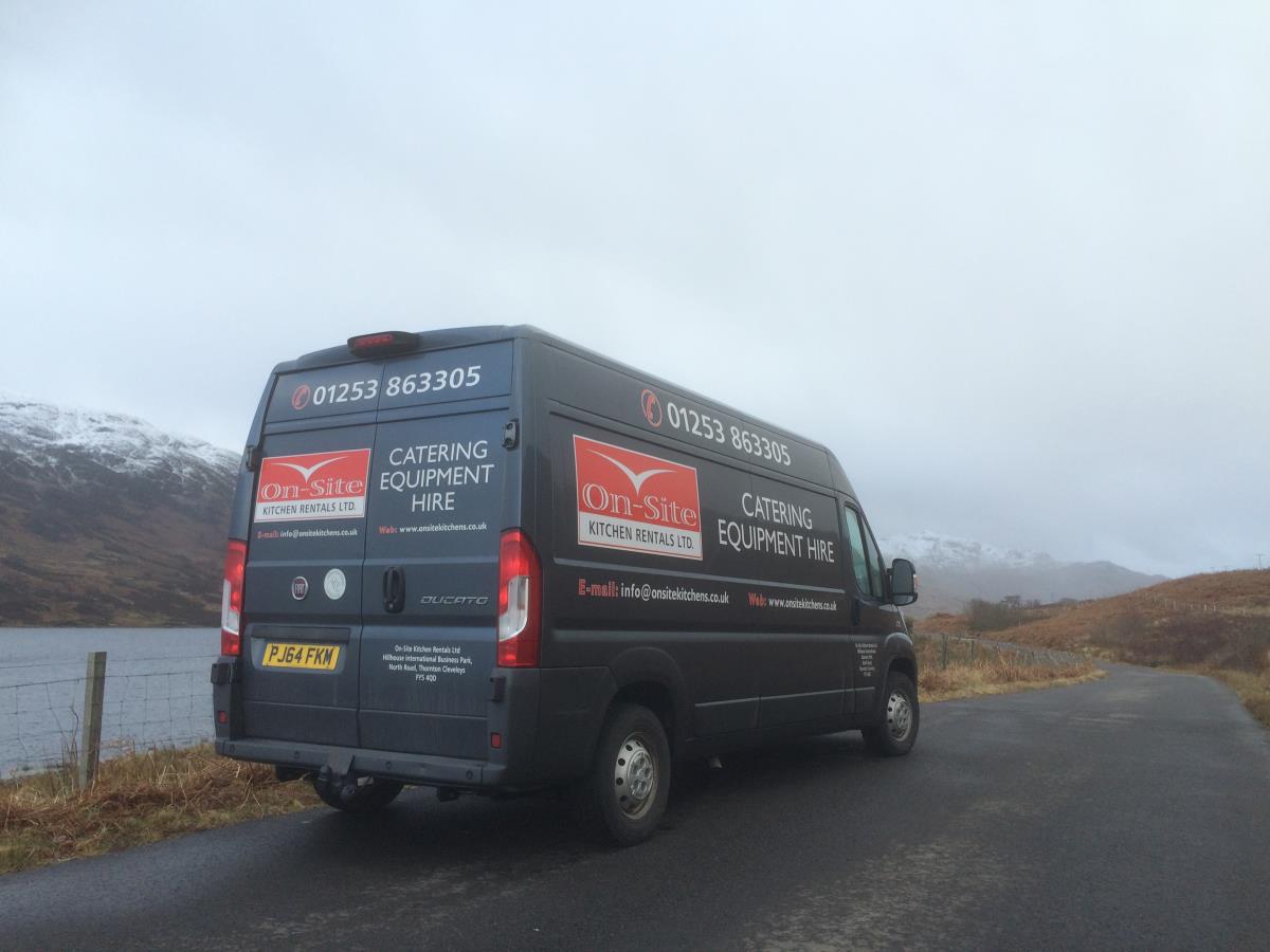 On-Site have the logistics capability and capacity to serve the Scottish Highlands and Islands.