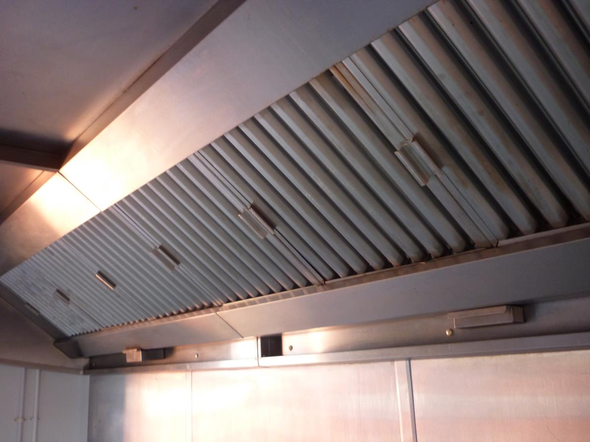 Well maintained and correctly installed ventilation is a must in any temporary kitchen.