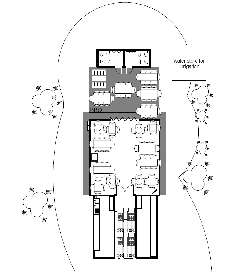 Example Modex Modular Kitchen and Restaurant Space