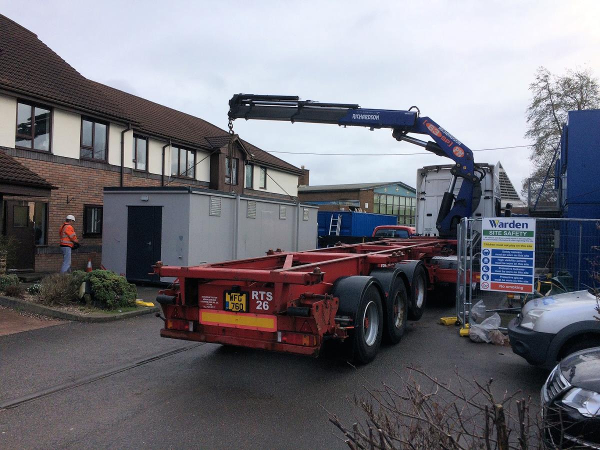 One of our all-in-one Multi units being dropped off at a rest home during refurbishments.